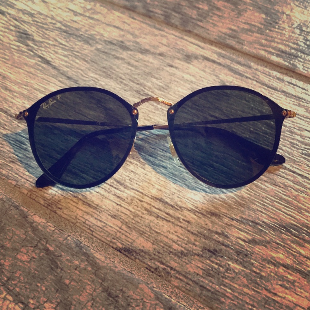 RAYBAN BLAZE ROUND SUNGLASSES